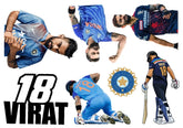 Virat Kholi Sheet Sticker